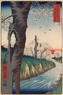 Utagawa Hiroshige, Thirty-six Views of Mount Fuji, Koganei in Musashi Province