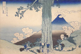 Katsushika Hokusai, Thirty-six Views of Mount Fuji, Mishima Pass in Kai Province